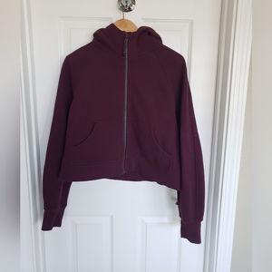 Lululemon Oversized Scuba crop full zip